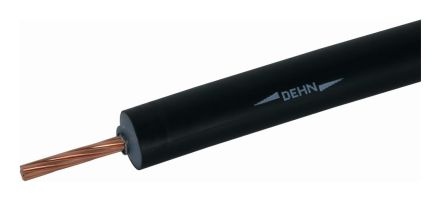 Dehn & Söhne 819135 D:20mm black FIX-length EW-TR 100m HVI-conductor