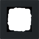 Gira 0211095 cover frame 1f flat E2 black m