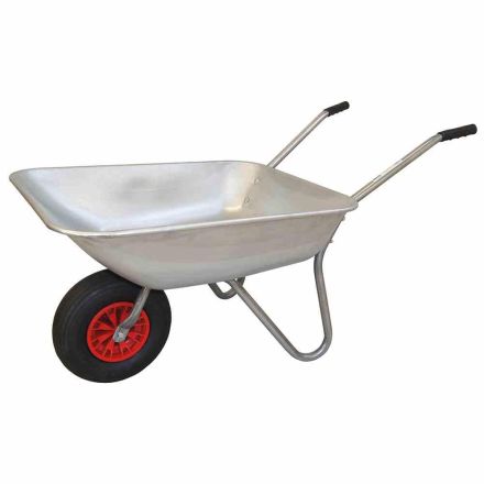 Limex LX11550000 Garden wheelbarrow LX galvanized 80l, 2-part frame