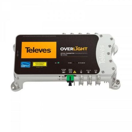 Televes 237502 OLT1310 2 x SAT Wideband in 1310 NM Optical Transmitter