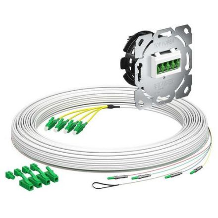 Kaiser 4250026 Gf-TA E3S UP 4xF LC/APC DX L:20m HÜP subscriber connection