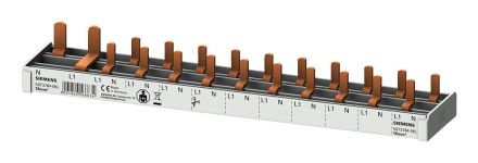 Siemens 5ST3784-0KL 16qmm 1x FI 1p/N + 10x Comp. 12TE pin busbar