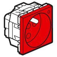 Legrand 278115L MSC F/B Std illuminated coded red socket