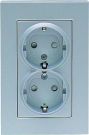 HHG 92512058 Novella double socket UP