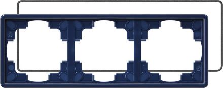 Gira 025346 cover frame 3f (IP21) S-Color BL