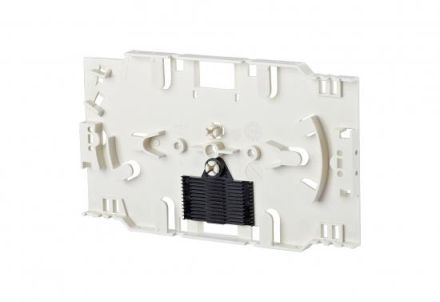 METZ CONNECT pearl white, for 12 crimp/shrink splices splice cassette unequipped, 1509010001-E