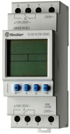 Finder 12.92.8.230.0000 Astro timer 1W. Daily+weekly program.