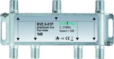 Axing BVE6-01P 6-way distributor, 5-1218 MHz