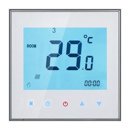 Etherma 38906 eNEXHO-CL radio bus room thermostat, 868 MHz, 230V