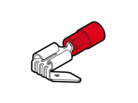 Cembre 2051690 RF-FM608 red double flat receptacles