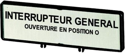 Eaton ZFS63-P3 47423 additional front plate French, 047423