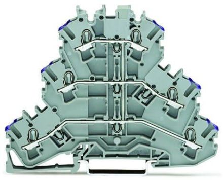Wago 2002-3208 2.5qmm grey three-level terminal