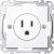 MERTEN MEG2151-0325 USA socket insert 15A active white glossy