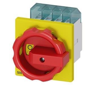 Siemens 3LD2003-0TK53 main/emergency stop switch 3-pole for front mounting