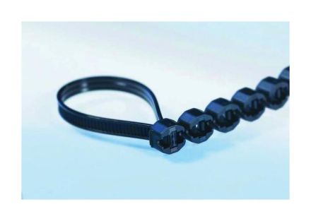 HellermannTyton 102-66110 ATS 3080 500m/spool PA6.6 Black Fastening Tape