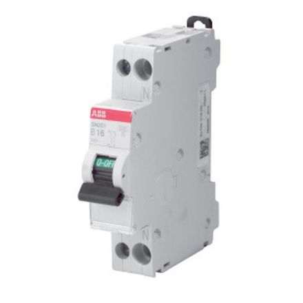 ABB Stotz-Kontakt SN201 C10 C10A1-pole+N 6ka circuit breaker, 2CSS255101R0104