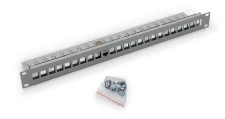 Triton RAC-PP-X10-A1 19Z 1U Patch Panel for 24xRJ45 Keystone
