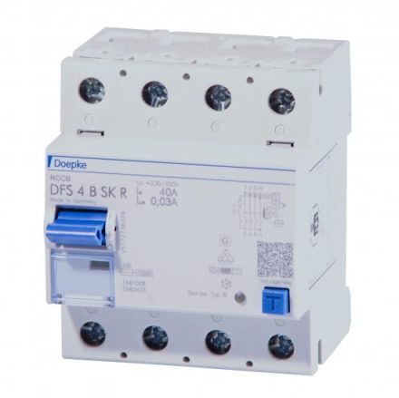 Doepke 09144988 DFS 4 063-4/0,03-B SK R 63A 4p. N right residual current circuit breaker