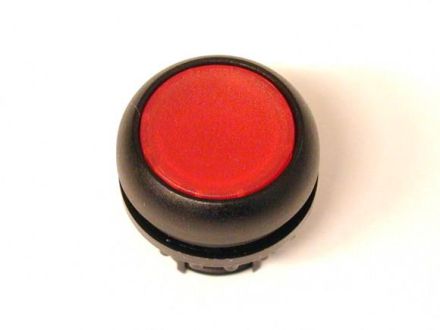 Eaton M22S-DRL-R illuminated pushbutton, flat, red, latching, 216947