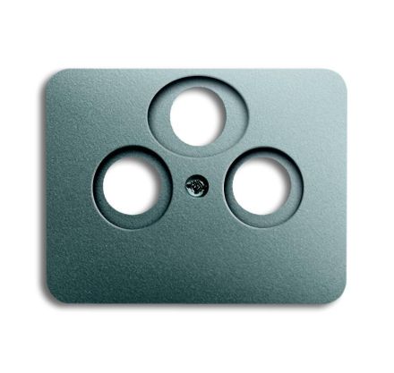 Busch-Jaeger 1743-03-266 Central plate, as cover for standard antenna sockets, titanium