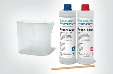 HellermannTyton 435-00754 Religel Clear 1000-SIG-CL silicone gel
