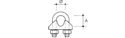 Niedax SSCWG-2 rope fastening EKLIPS band