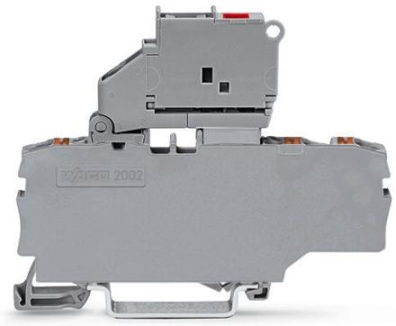 Wago 2202-1711/1000-541 3-wire fuse terminal, with swivel
