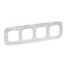 Legrand 754344 frame Valena Allure 4-WAY CHROMESTYLE, (chrome)