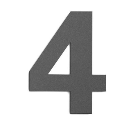 CMD G4 anthracite large house number