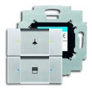 BUSCH-JAEGER 6126/01-83 KNX pushbutton sensor | 2-fold | aluminum silver