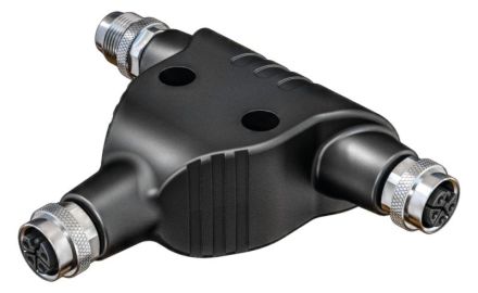 Murrelektronik 7000-P4901-0000000 M12 Power St. L-kod. / 2x Bu. L-kod. T-piece