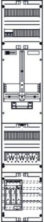 ABN NH00-Zug./100A LTS 250x1050mm meter transformer panel (ZW19X430N)