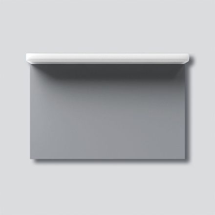 Siedle LEDF 600-3/2-0 SM LED panel light in silver metallic