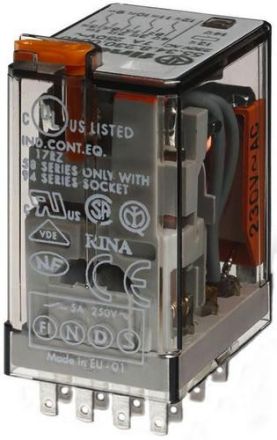 Finder 55.34.8.024.0000 Miniature industrial plug-in relay