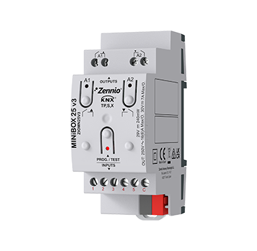 Zennio ZIOMN25V3 MINiBOX 25 v3 Multifunction Actuator
