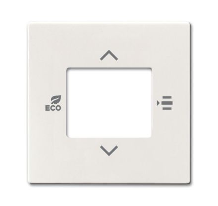 Busch-Jaeger 6109/03-82 Central plate for room temperature controller or room temperature controller with CO2/humidity ivory white