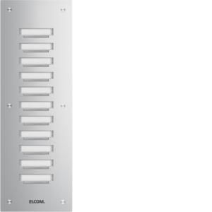 Elcom 5211280 UP-bell plate KVM-11/1 stainless steel matt