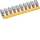 Hager KWJ06B10 connecting bar 6qmm 10-way insulated