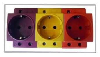 PROTEC.class 05105402 Mounting material DIN socket PDSDR 16A for top hat rail
