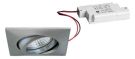 Brumberg 39142033 230V AC 6W 3000K chrome mat LED recessed ceiling spotlight