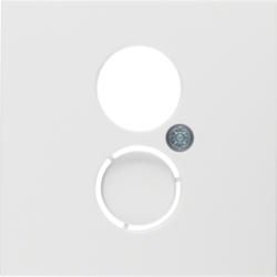 Berker 11968989 Centre piece for loudspeaker socket polar white, glossy Berker S.1/B.3/B.7