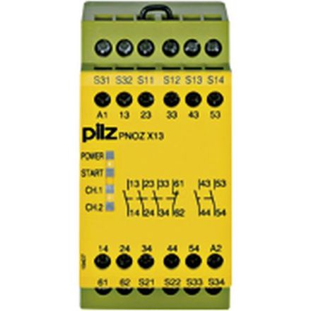 Pilz 774549 PNOZX13 24V DC 5S 1OE safety relay