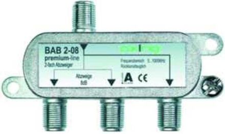 Axing BAB02016 2-way branch, 16 dB, 5...100
