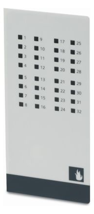 Siemens S54433-B118-A1 FTO3603-Z1 32 zone LED display