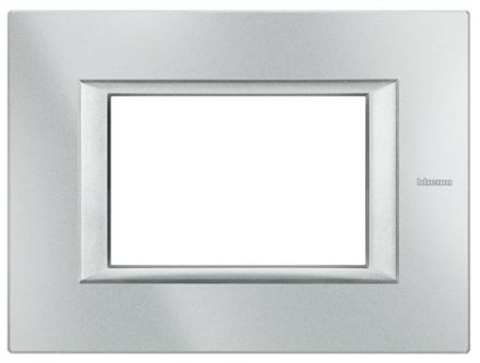 Bticino HA4803HC AXOLUTE frame 3-MOD GREY ALU , (grey)
