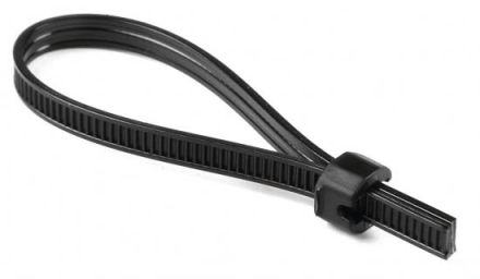 HellermannTyton 102-66210 ATS 3080 5000 ST/Reel PA6.6 Black Locking Head