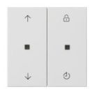 Gira 549227 rocker switch radio bus rws with plastic thermoplastic