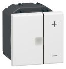Legrand 078410 double button M45 , (white)