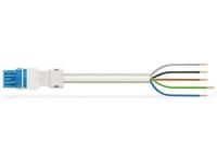 Wago 891-8985/116-802 connection cable 5x1.5mm² Bu, 8m, white