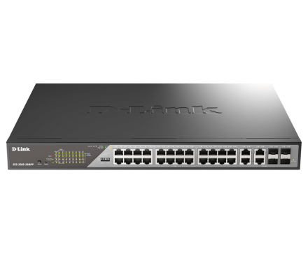 D-Link DSS-200G-28MPP/E 28-Port Gigabit PoE+ Switch
